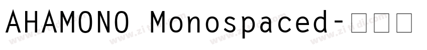 AHAMONO Monospaced字体转换